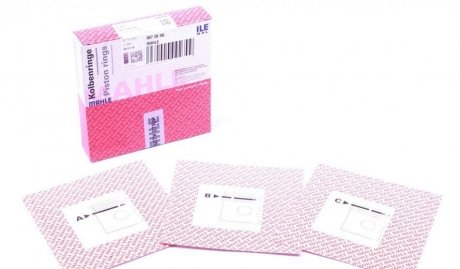 Кільця поршневі (виробн. Mahle) MAHLE / KNECHT 007 26 N0 (фото 1)