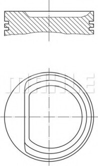 Поршень двигуна MAHLE / KNECHT 0102900 (фото 1)
