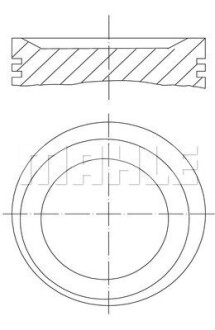 Поршень MAHLE / KNECHT 011 75 01