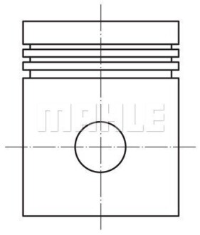 Поршень Mahle MAHLE / KNECHT 0121202 (фото 1)