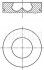 Поршень с кольцами FORD 90.4 TRANSIT 2.4 TDCI 2004- (пр-во MAHLE) 013 PI 00107 002