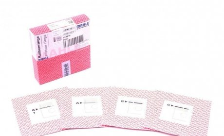 Кільця поршневі (виробн. Mahle) MAHLE / KNECHT 015 68 N0