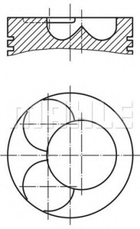 Поршень двигуна MAHLE / KNECHT 0280602
