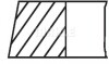 Комплект поршневих кілець SEAT/VW "1,4TSI "05>> MAHLE / KNECHT 02808N2 (фото 2)