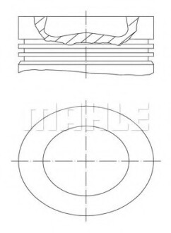 Поршень двигуна MAHLE / KNECHT 028 PI 00100 001 (фото 1)