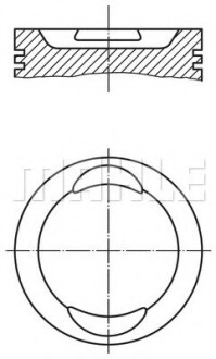 Поршень Mahle VW MAHLE / KNECHT 0297302 (фото 1)