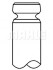 Клапан впускной VOLVOD12A/С 40x8x192 MAHLE / KNECHT 037 VE 31088 000 (фото 1)