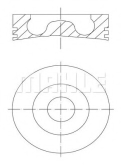 Поршень двигуна MAHLE / KNECHT 039 PI 00113 000