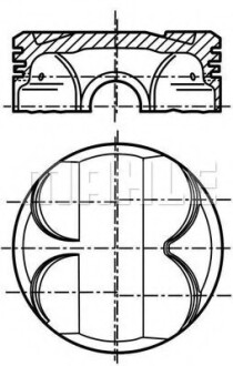 Поршень двигуна MAHLE / KNECHT 081 PI 00101 002 (фото 1)