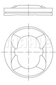 Поршень двигуна MAHLE / KNECHT 081PI00110000 (фото 1)