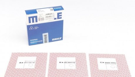 Кільця поршневі (виробн. Mahle) MAHLE / KNECHT 083 20 N0