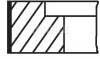 Кільця поршневі,комплект MAHLE / KNECHT 681RS001050N0 (фото 2)
