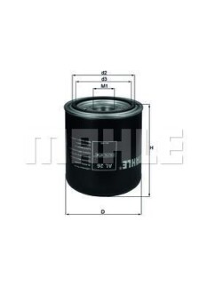 Фильтр осушителя Volvo MAHLE / KNECHT AL 26