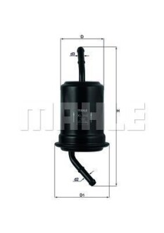 Фільтр паливний Mahle Mazda MAHLE / KNECHT KL115