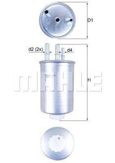 Фильтр топливный Ssangyong MAHLE / KNECHT KL 505 (фото 1)