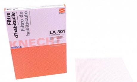 Фільтр салону Hyundai Accent IV 10-/Tucson 04-10/i MAHLE / KNECHT LA 301 (фото 1)