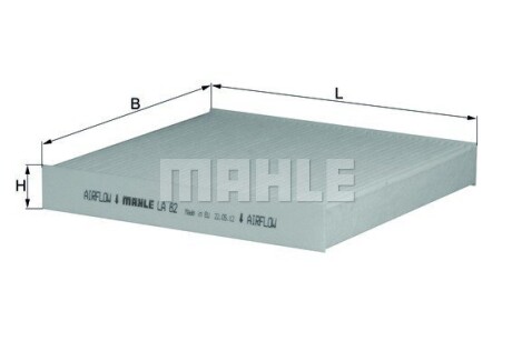 Фильтр салонный Mahle MAHLE / KNECHT LA82 (фото 1)