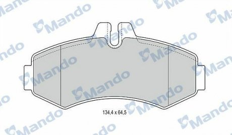 Гальмівні колодки до дисків MANDO MBF015660 (фото 1)