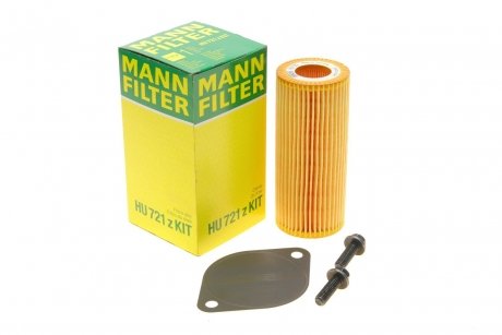 Фильтр масляный MANN HU 721 Z KIT (фото 1)