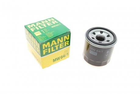 Фильтр масляный двигателя MANN MW64/1