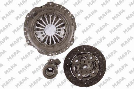 OPEL К-кт зчеплення диск + корзина + підшипник Astra G/H,Combo Tour,Corsa C,Meriva,Vectra B/C,Zafira A 1.7CDTI/1.8 16 V 95- MAPA 016200108 (фото 1)