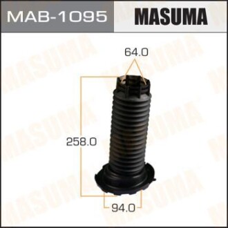 Пильовик амортизатора переднього (пластик) Toyota Camry (14-) (MAB-1095) MASUMA MAB1095