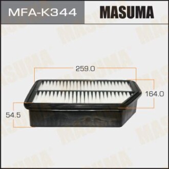 Фільтр повітряний A9323 HYUNDAI/IX35 (MFA-K344) MASUMA MFAK344 (фото 1)