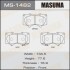 Колодка тормозная передняя Mitsubishi Pajero (06-)/ Toyota Hilux (11-), Land Cruiser Prado (02-09) (MS1482) MASUMA