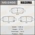 Колодка тормозная задняя Infinity FX 35 (02-10)/ Nissan Juke (10-), Leaf (12-17), Murano (04-), Pathfinder (14-), Qashqai (06-13), Teana (03-10) (MS24 MS2466