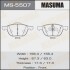 Колодка тормозная передняя Ford Focus (04-)/ Mazda 3 (03-), 5 (05-15) (MS5507) MASUMA