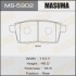 Колодка тормозная задняя Mazda CX-7 (06-11), CX-9 (08-12) (MS5902) MASUMA