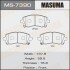 Колодки тормозные передн AN-463WK, NP7000, P78010 (MS7390) MASUMA