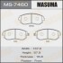 Колодки гальмівні передн Subaru Forester (01-14), Impreza (00-14), Legacy (02-14), XV (12-17) (MS-7460) MASUMA