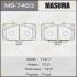 Колодки гальмівні (MS-7463) MASUMA