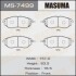 Колодки гальмівні передн Subaru Forester (12-), Impreza (08-14), Legacy (09-14) (MS-7499) MASUMA