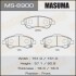 Колодка тормозная передняя Honda CR-V (07-16) (MS8900) MASUMA