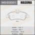 Колодки гальмівні  (MS-E0091) MASUMA