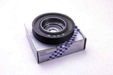 Шкив коленвала Renault Megane, Clio, Modus 1.4, 1.6 (02-) Metalcaucho 04162