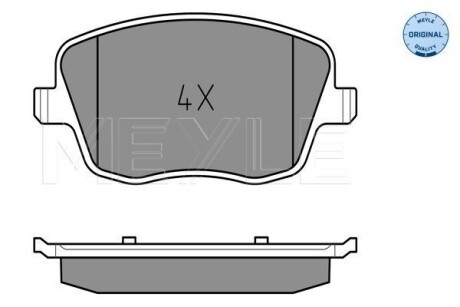 Тормозные колодки MEYLE 025 235 8118/W