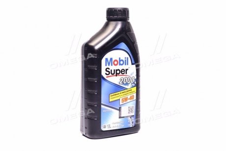 Олива моторна SUPER 2000 X3 5W-40 (Каністра 1л) MOBIL 155338 (фото 1)