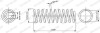 VW Пружина передняя L=349mm Golf,Vento,Skoda Octavia MONROE SP3278 (фото 2)