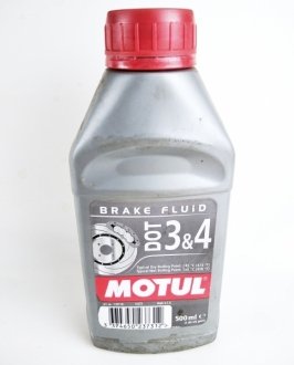Рідина гальмівна "DOT 3&4", 0.5л MOTUL 102718 (фото 1)