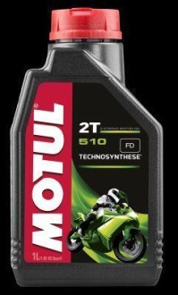 Олива для 2-х тактних двигунів Technosynthese "510 2T", 1л MOTUL 104028 (фото 1)