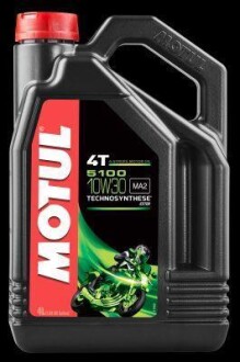 Олива моторна 5100 4T 10W-30, 4л. MOTUL 104063 (фото 1)