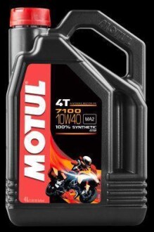 Олива моторна 7100 4T 10W-40, 4л. MOTUL 104092 (фото 1)