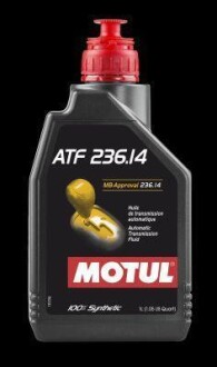 Трансмісійна синтетична рідина "ATF 236.14", 1л MOTUL 105773