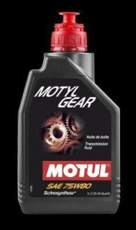 Олива трансмісійна Technosynthese "Motylgear 75W80",1л. (101154=) MOTUL 105782 (фото 1)