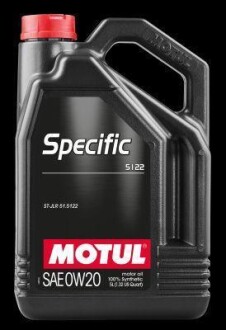 Масло моторное 0W20 Specific 5122 5л MOTUL 107339 (фото 1)