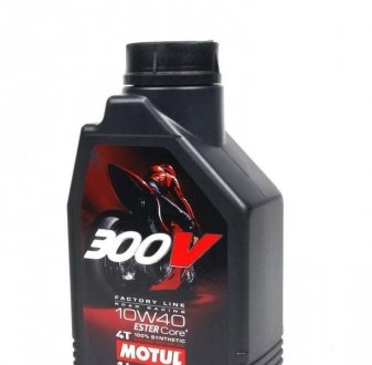 Олива 4T 300V FL SAE 10W40 1L MOTUL 836111