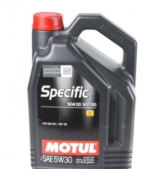 Моторное масло Specific 504.00-507.00 5W-30 синтетическое 5 л MOTUL 838751